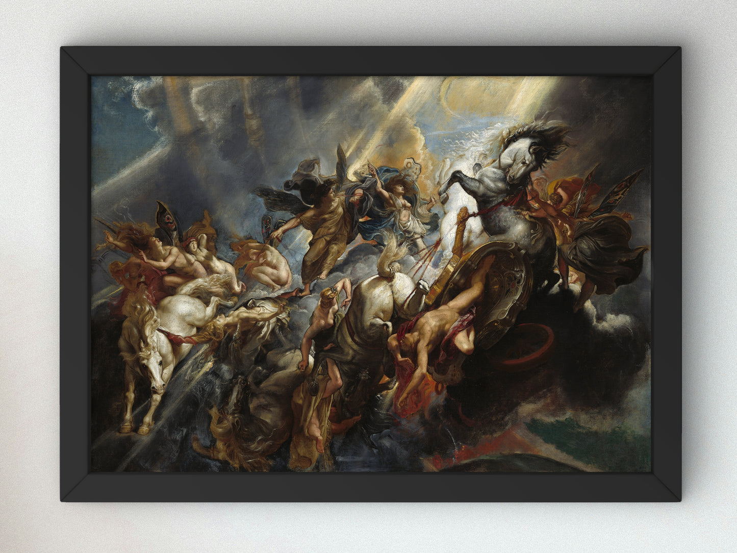 The Fall of Phaeton by Peter Paul Rubens 1605, Wall Art Print, Fine Art Reproduction, Museum Quality Decor, Poster