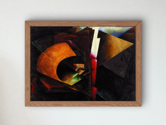 Composition by El Lissitzky 1918, Wall Art Print, Fine Art Reproduction, Museum Quality Decor, Poster