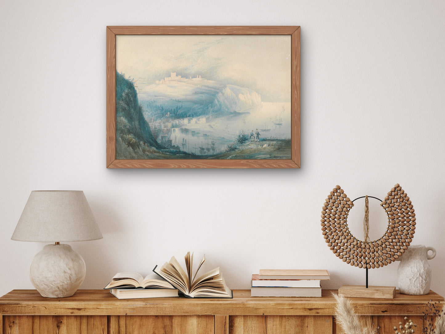 Dover by John Martin 1833, Wall Art Print, Fine Art Reproduction, Museum Quality Decor, Poster