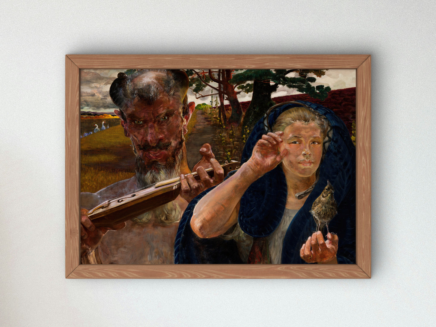 Autumn Song by Jacek Malczewski 1906, Wall Art Print, Fine Art Reproduction, Museum Quality Decor, Poster