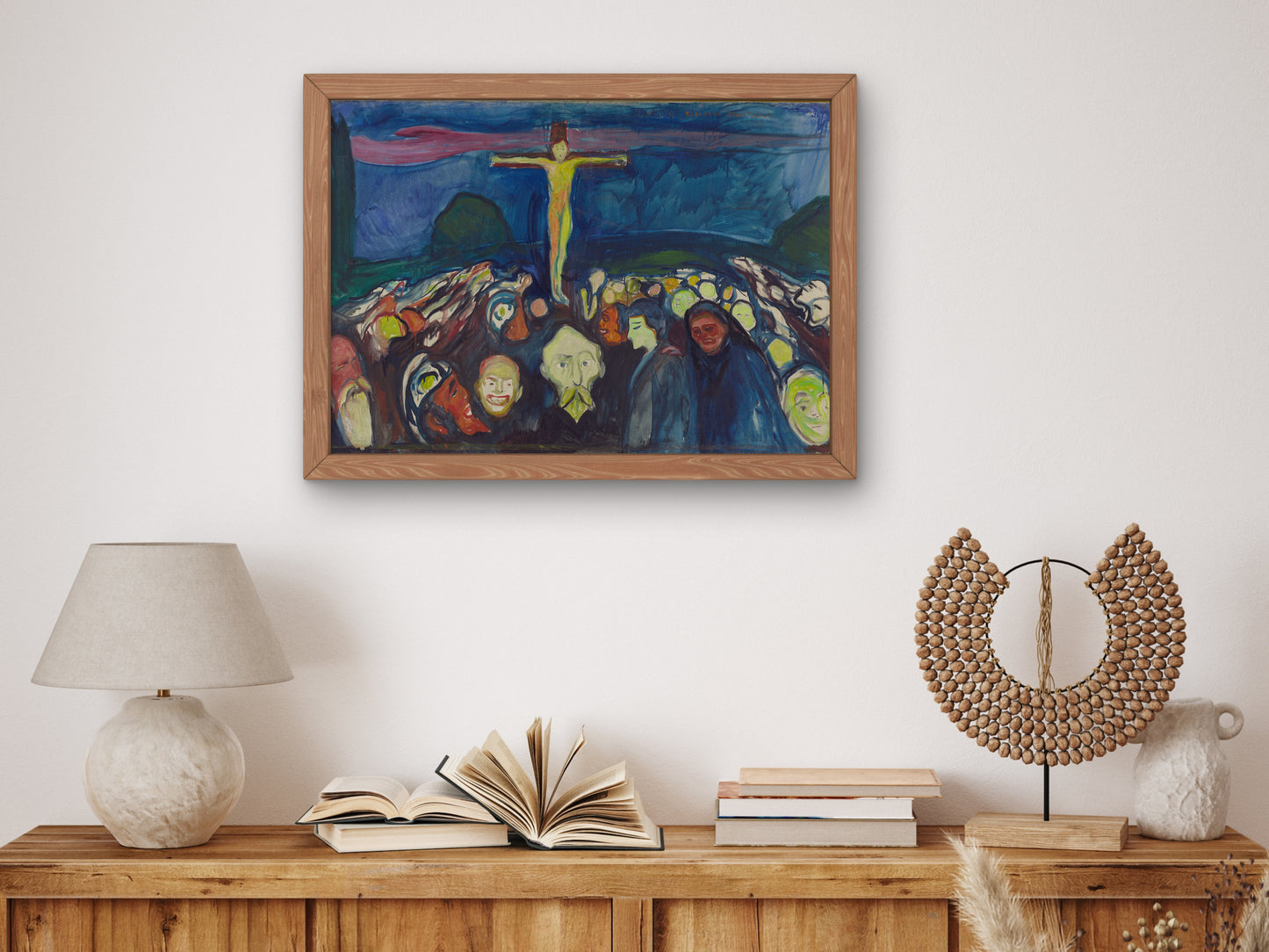 Golgotha by Edvard Munch 1900, Wall Art Print, Fine Art Reproduction, Museum Quality Decor, Poster