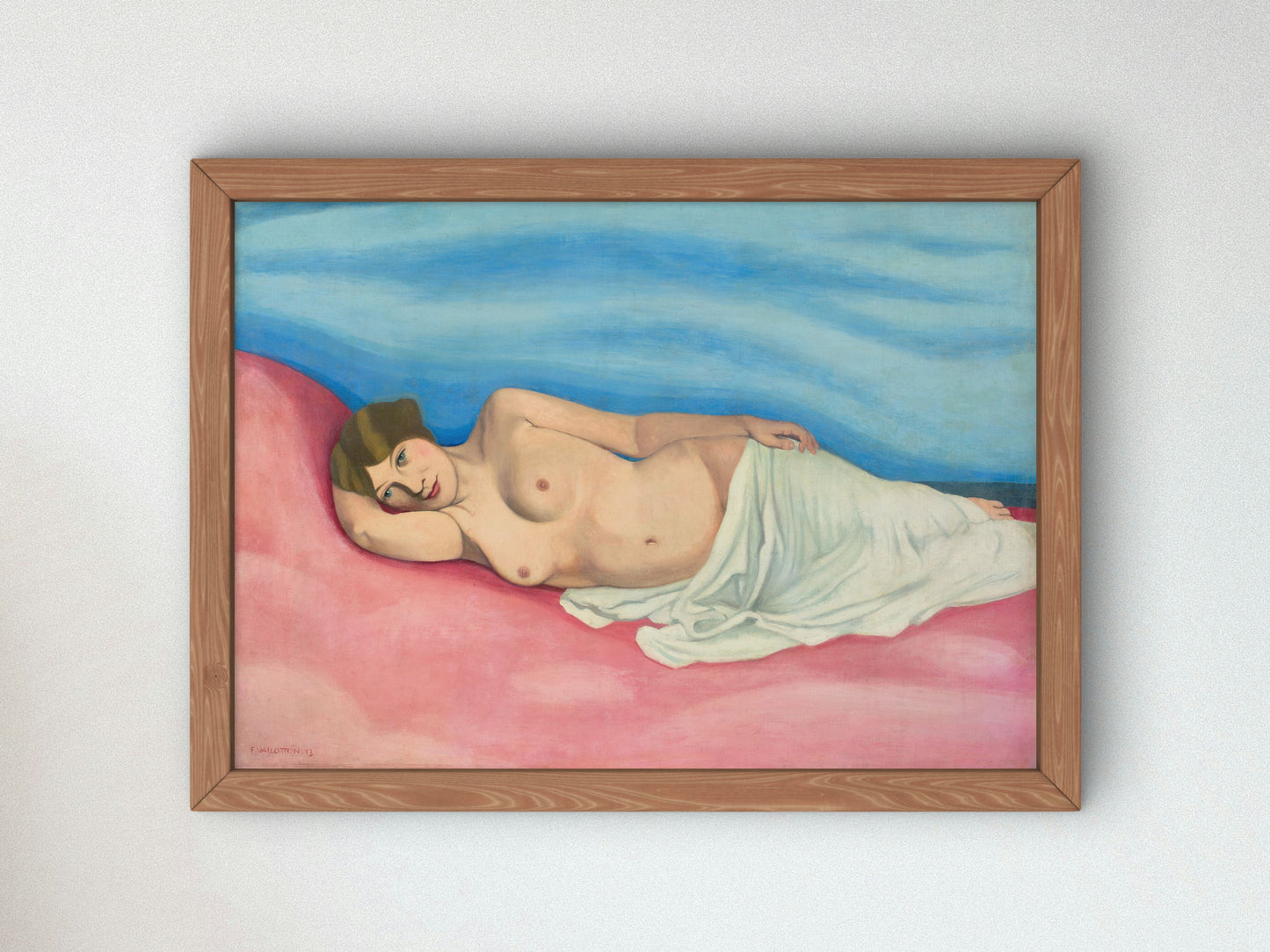 Reclining Woman by Félix Vallotton 1913, Wall Art Print, Fine Art Reproduction, Museum Quality Decor, Poster