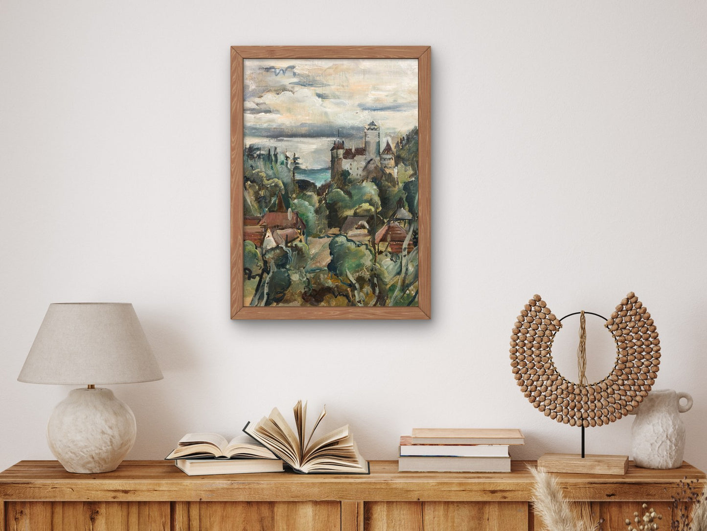 Bran Castle by Elena Popea, Wall Art Print, Fine Art Reproduction, Museum Quality Decor, Poster