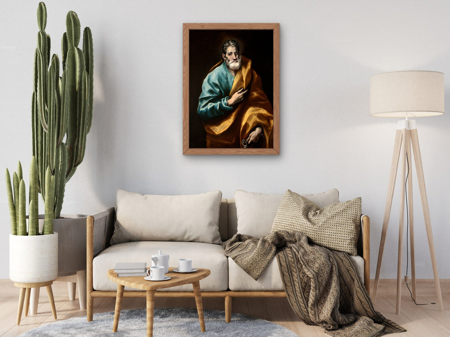 Saint Peter by El Greco 1610, Wall Art Print, Fine Art Reproduction, Museum Quality Decor, Poster