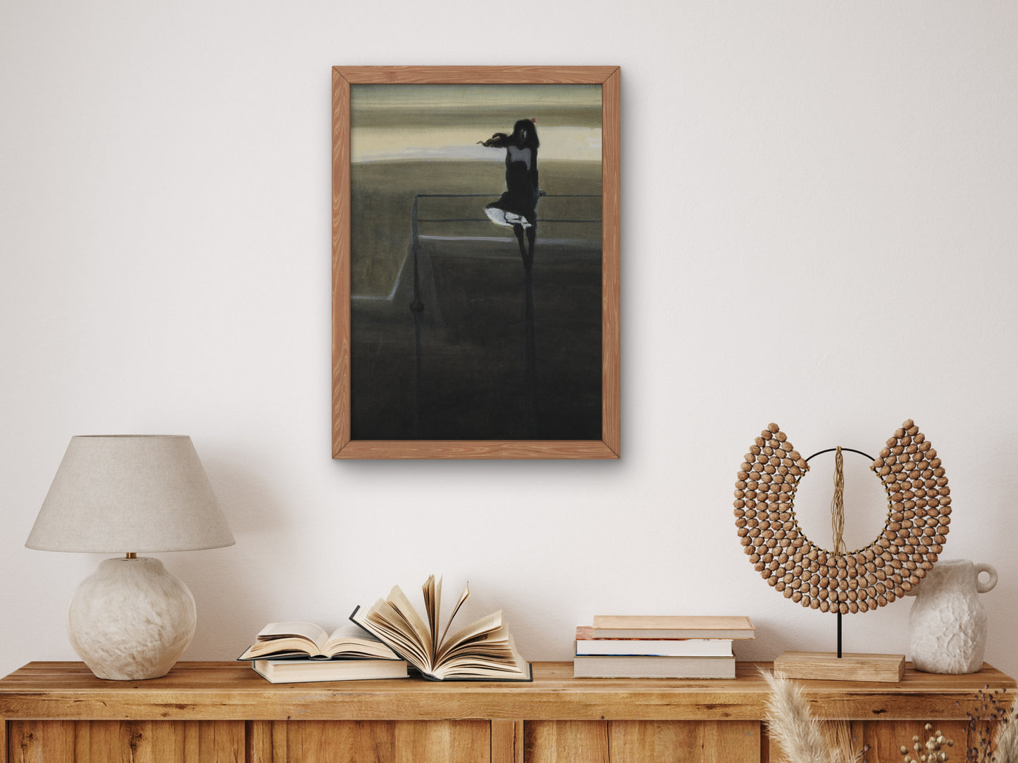 The Gust of Wind by Léon Spilliaert 1904, Wall Art Print, Fine Art Reproduction, Museum Quality Decor, Poster