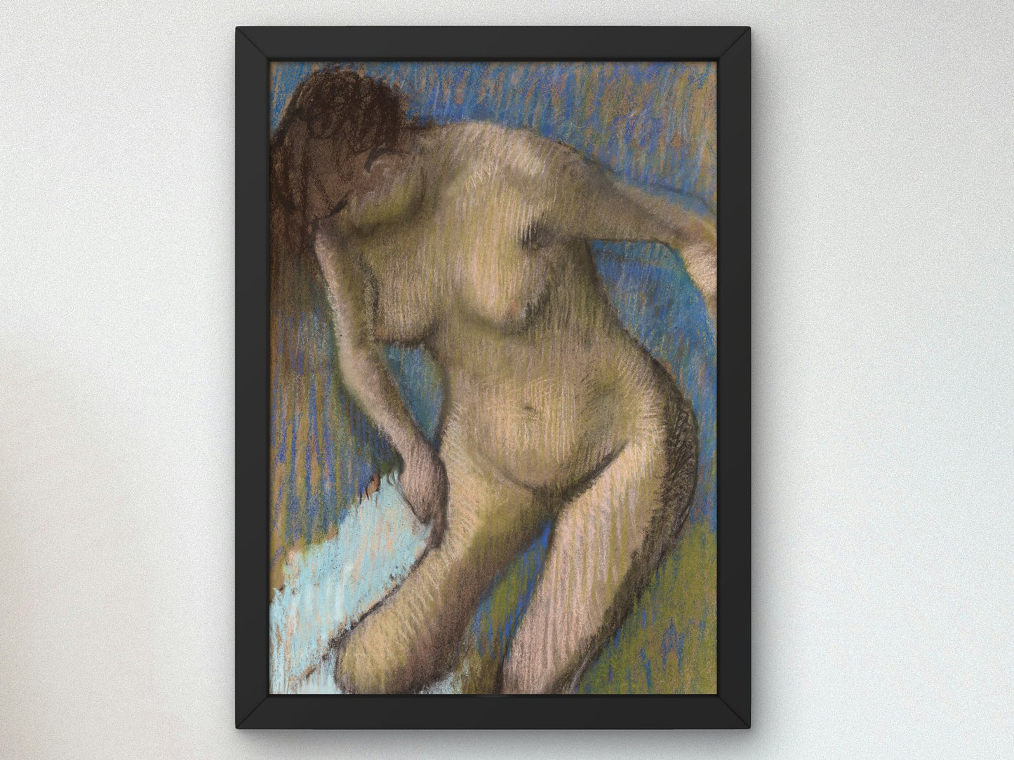 Dopo il bagno by Edgar Degas 1886, Wall Art Print, Fine Art Reproduction, Museum Quality Decor, Poster