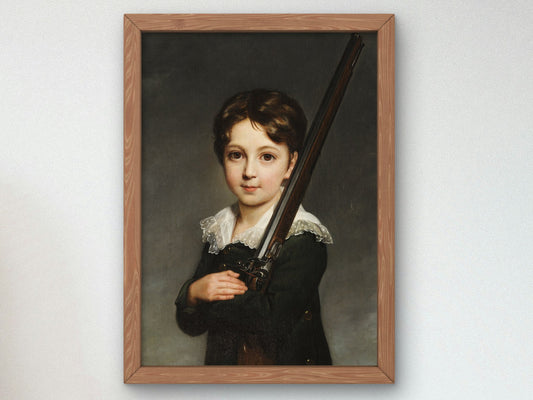 Portrait of a Young Boy by Élisabeth Vigée Le Brun, Wall Art Print, Fine Art Reproduction, Museum Quality Decor, Poster