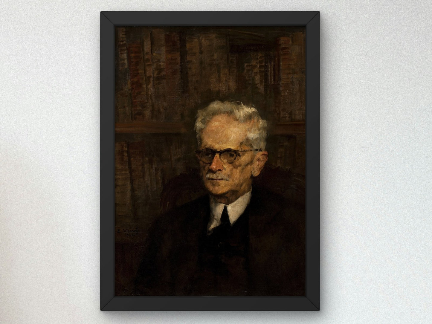Portrait of Manoel Cícero Peregrino da Silva by Eliseu Visconti 1943, Wall Art Print, Fine Art Reproduction, Museum Quality Decor, Poster