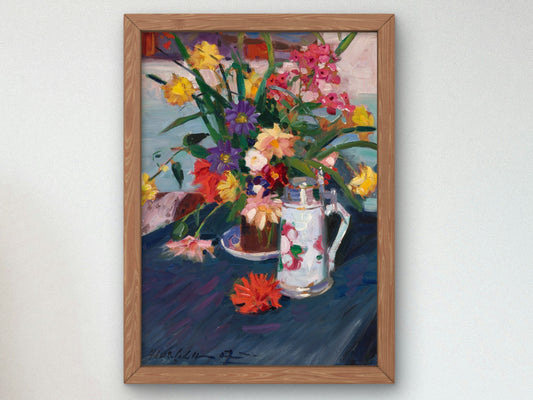 The German Tankard by Francis Cadell 1907, Wall Art Print, Fine Art Reproduction, Museum Quality Decor, Poster
