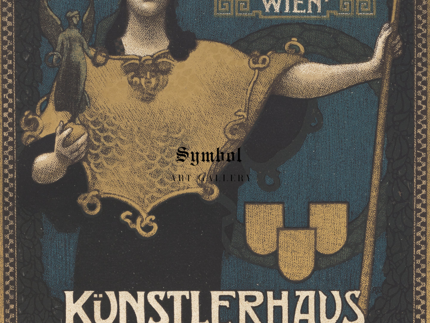 Kunstlerhaus 35th Annual Exhibition by Alois Hans Schram 1902, Wall Art Print, Fine Art Reproduction, Museum Quality Decor, Poster