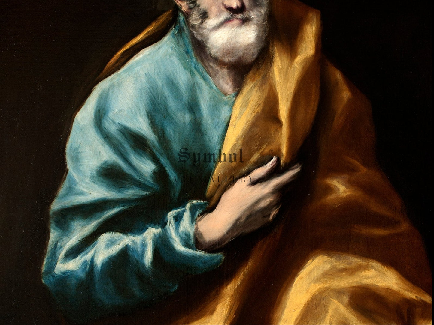 Saint Peter by El Greco 1610, Wall Art Print, Fine Art Reproduction, Museum Quality Decor, Poster