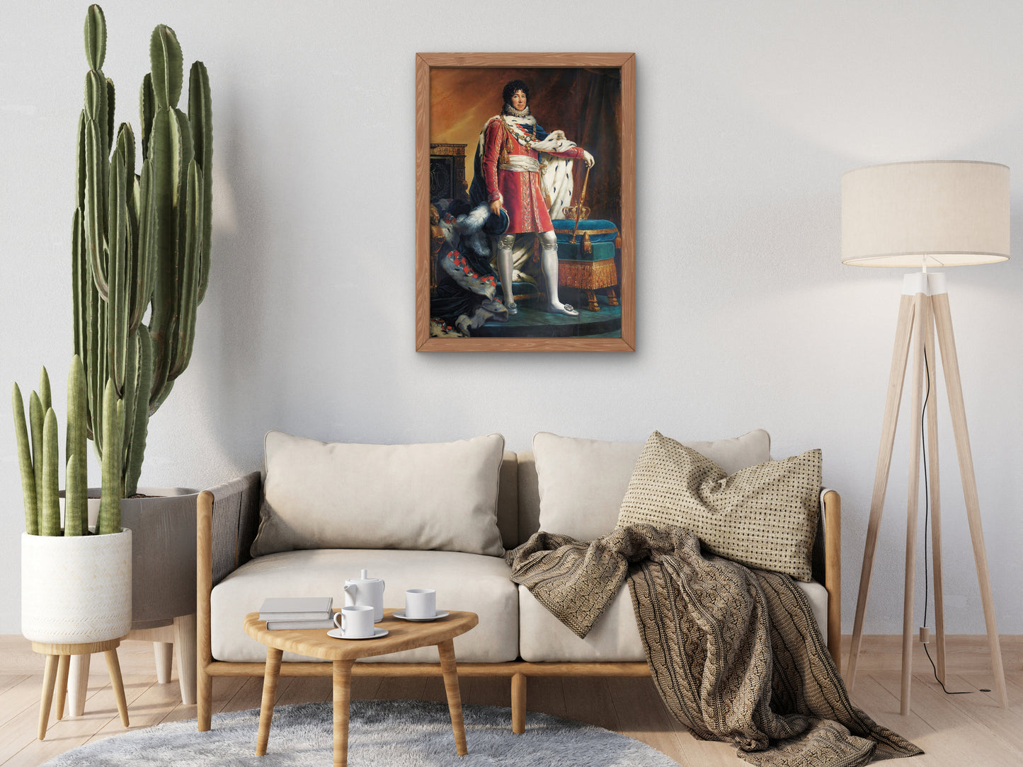 Portrait of Joachim Napoléon Murat by Jean Auguste Dominique Ingres 1867, Wall Art Print, Fine Art Reproduction, Museum Quality Decor