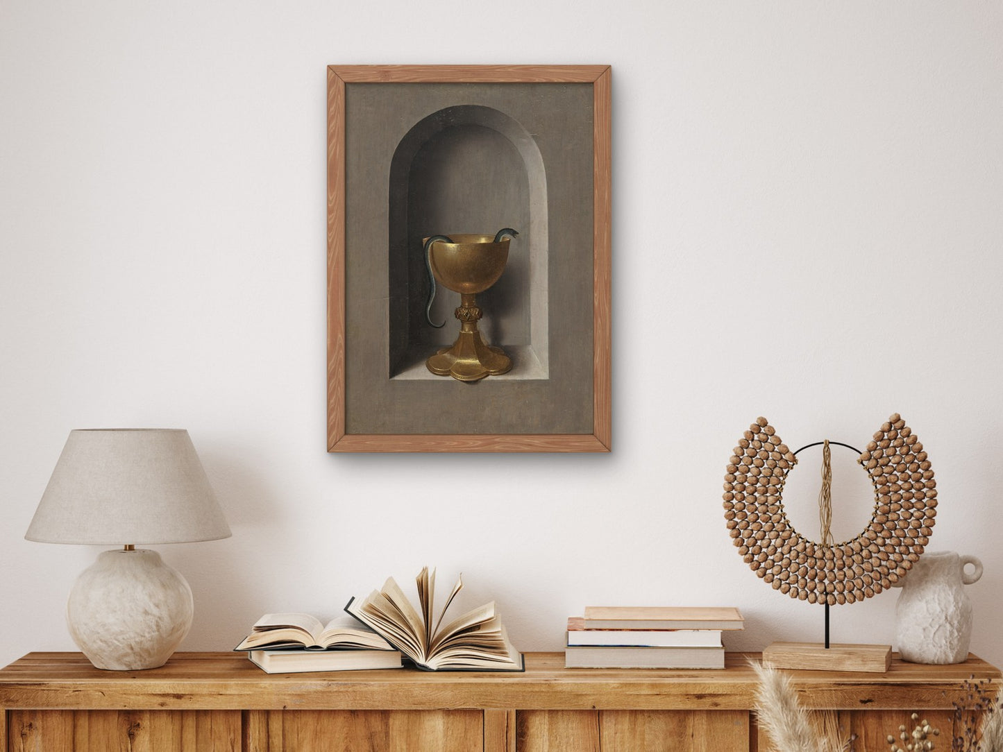 Chalice of Saint John the Evangelist by Hans Memling 1476, Wall Art Print, Fine Art Reproduction, Museum Quality Decor, Poster