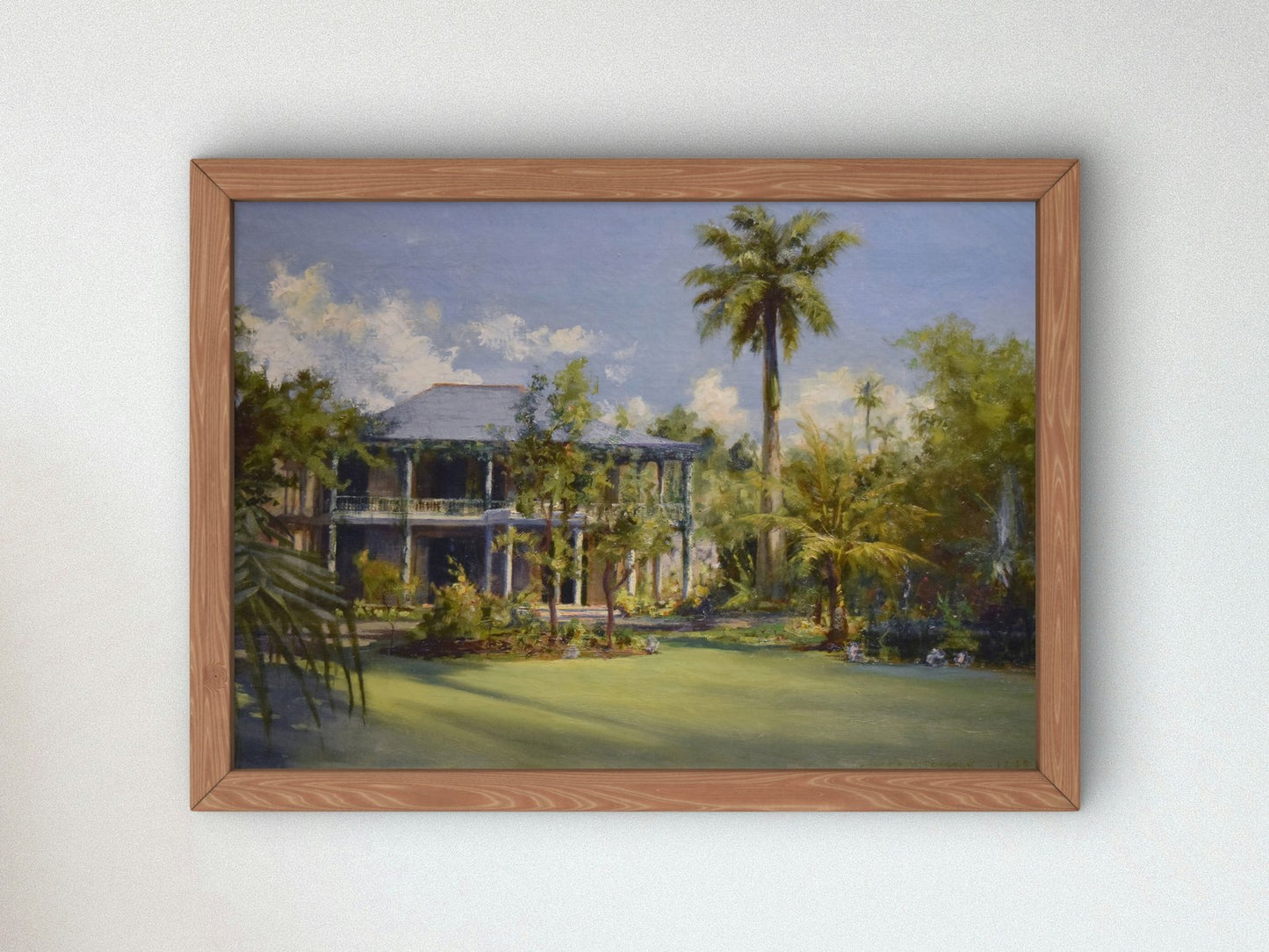 C R Bishop Residence by David Howard Hitchcock 1899, Wall Art Print, Fine Art Reproduction, Museum Quality Decor, Poster