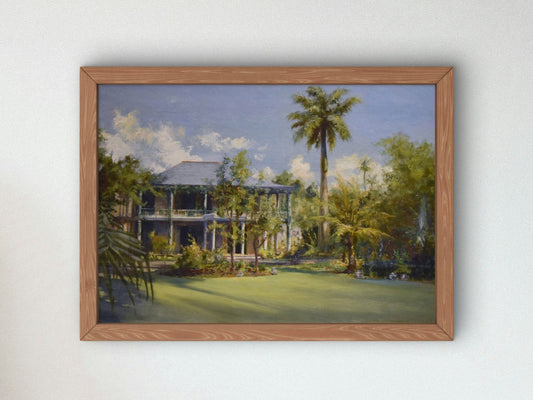 C R Bishop Residence by David Howard Hitchcock 1899, Wall Art Print, Fine Art Reproduction, Museum Quality Decor, Poster