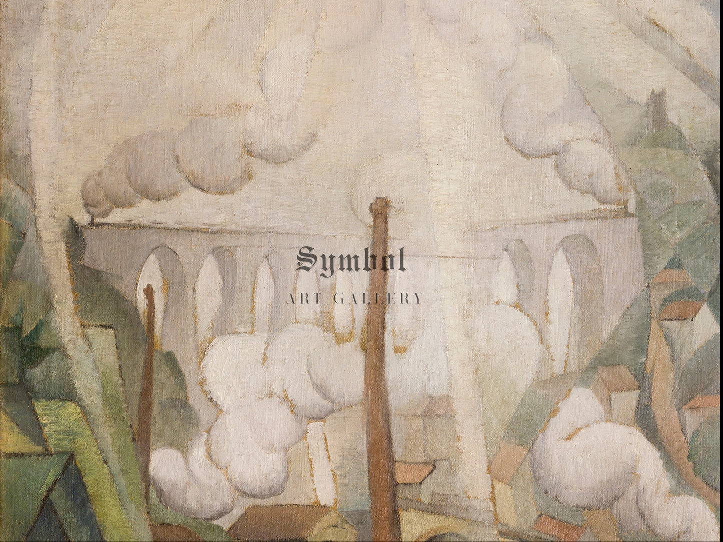 The Sun Breaking through the Mist by Diego Rivera 1913, Wall Art Print, Fine Art Reproduction, Museum Quality Decor, Poster