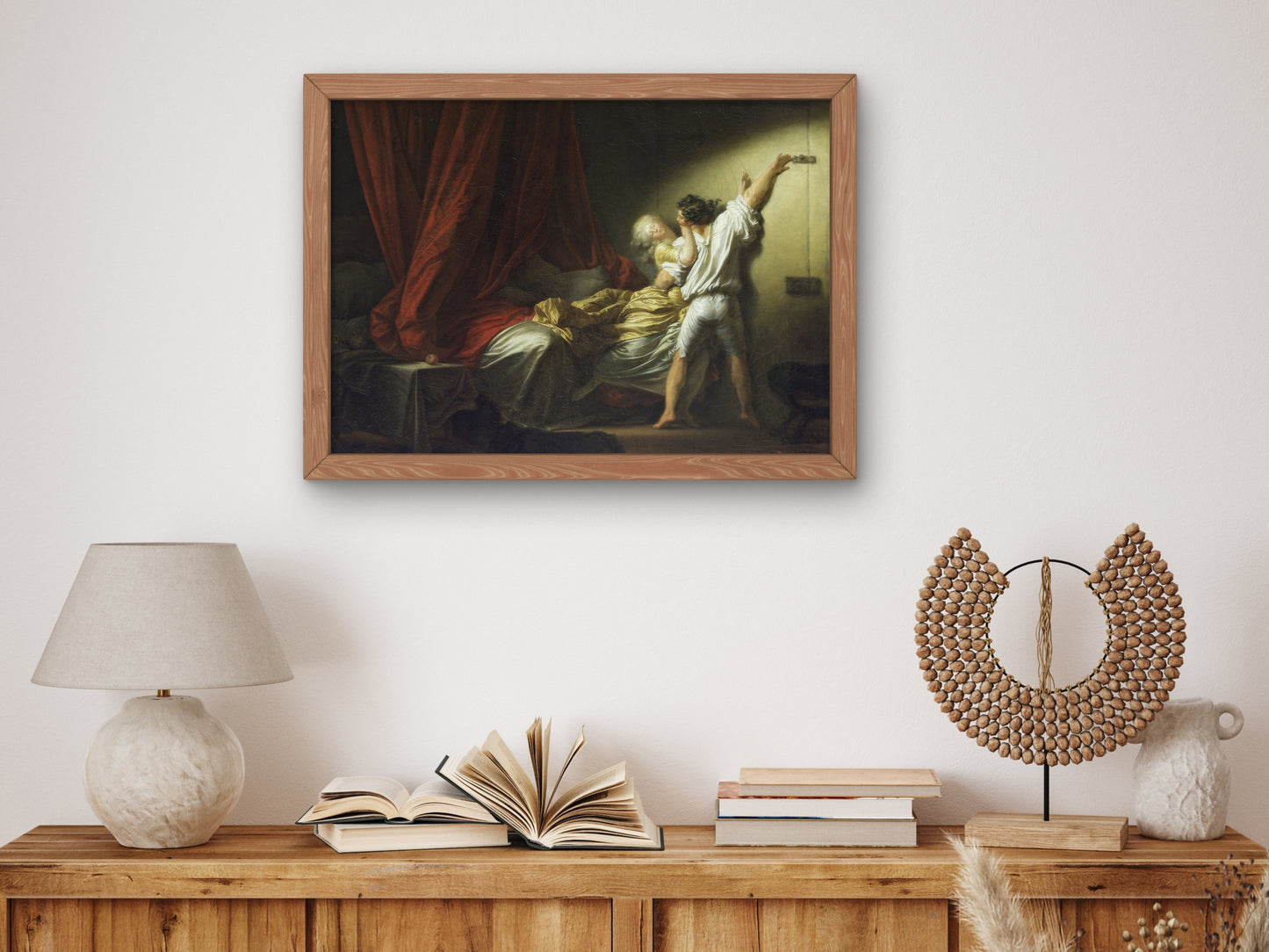 The Bolt by Jean Honoré Fragonard 1778, Wall Art Print, Fine Art Reproduction, Museum Quality Decor, Poster