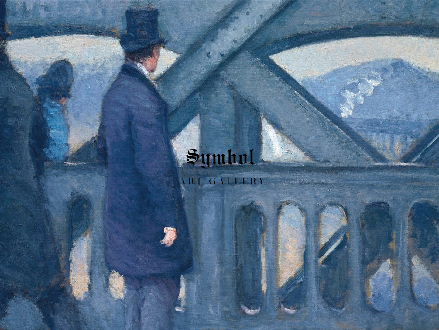 Pont de l'Europe by Gustave Caillebotte 1876, Wall Art Print, Fine Art Reproduction, Museum Quality Decor, Poster