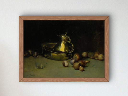 Still Life by Emil Carlsen 1890, Wall Art Print, Fine Art Reproduction, Museum Quality Decor, Poster