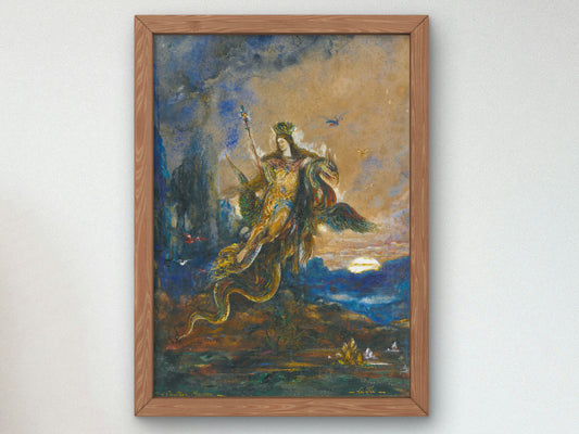 The Fairy by Gustave Moreau 1880, Wall Art Print, Fine Art Reproduction, Museum Quality Decor, Poster