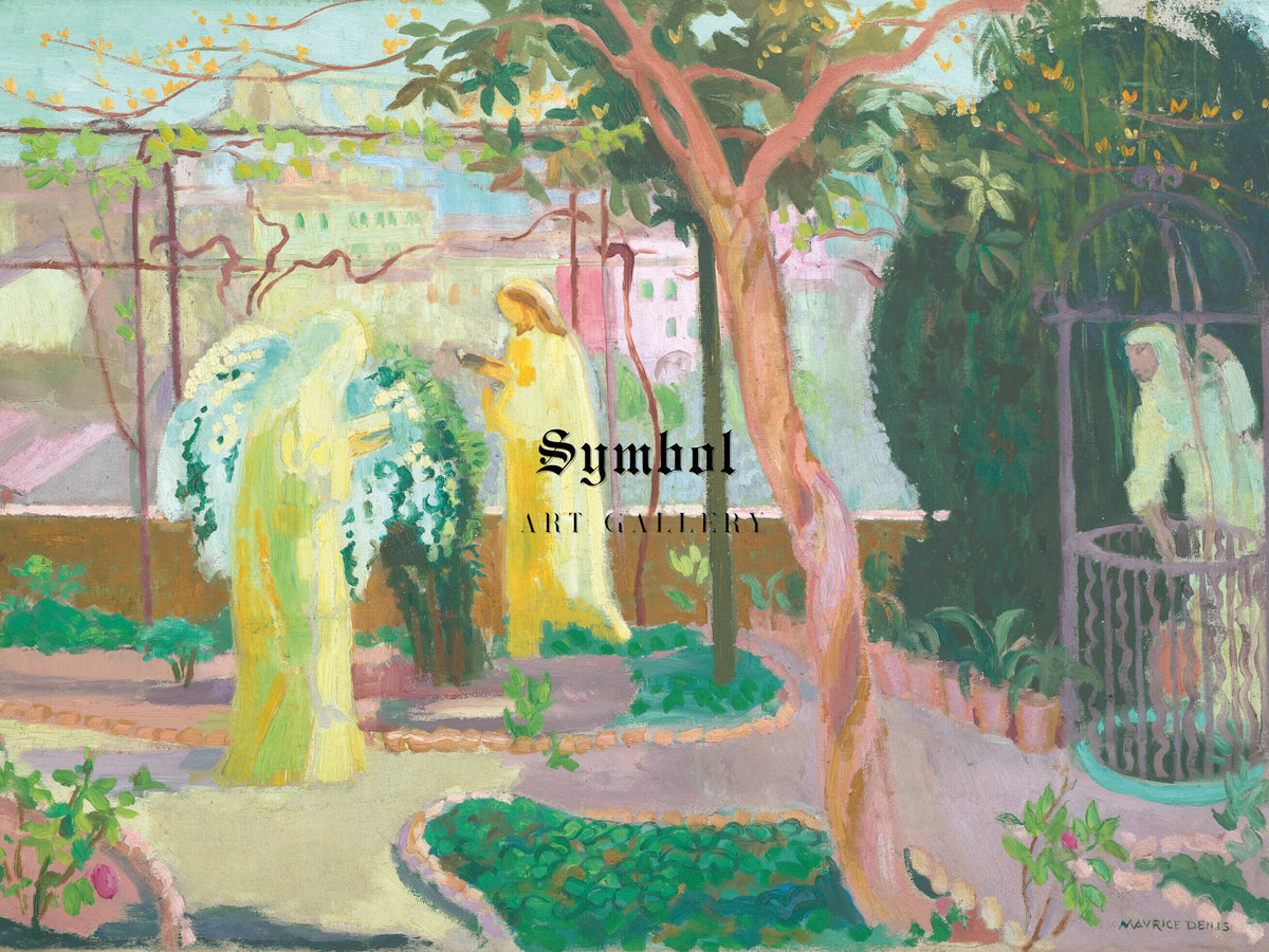 L'Office de Sainte Catherine by Maurice Denis 1921, Wall Art Print, Fine Art Reproduction, Museum Quality Decor, Poster