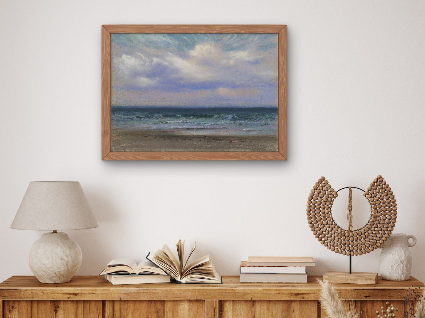 Afternoon Clouds by Dwight William Tryon 1916, Wall Art Print, Fine Art Reproduction, Museum Quality Decor, Poster