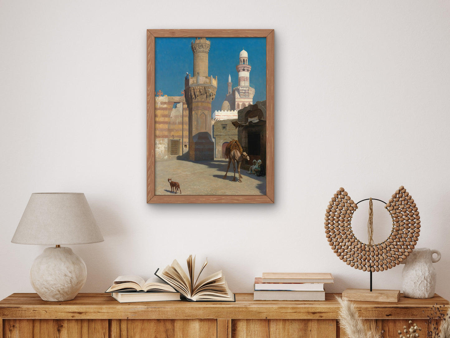 A Hot Day in Cairo by Jean Léon Gérôme 1869, Wall Art Print, Fine Art Reproduction, Museum Quality Decor, Poster