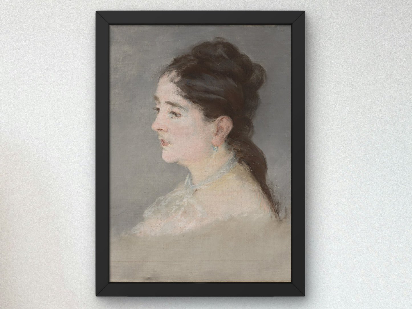 Claire Campbell by Édouard Manet 1876, Wall Art Print, Fine Art Reproduction, Museum Quality Decor, Poster