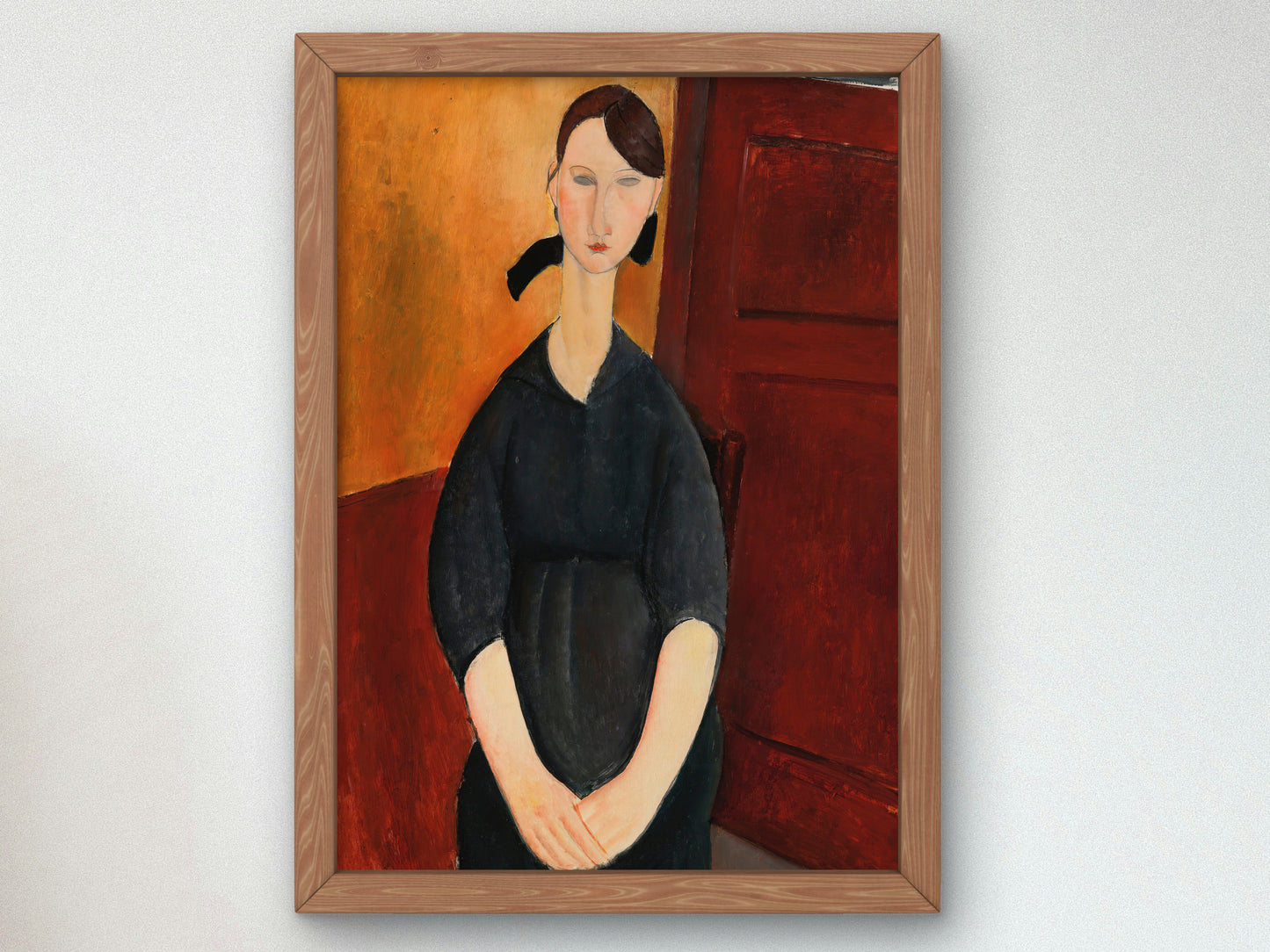 Portrait of Paulette Jourdain by Amedeo Modigliani 1919, Wall Art Print, Fine Art Reproduction, Museum Quality Decor, Poster