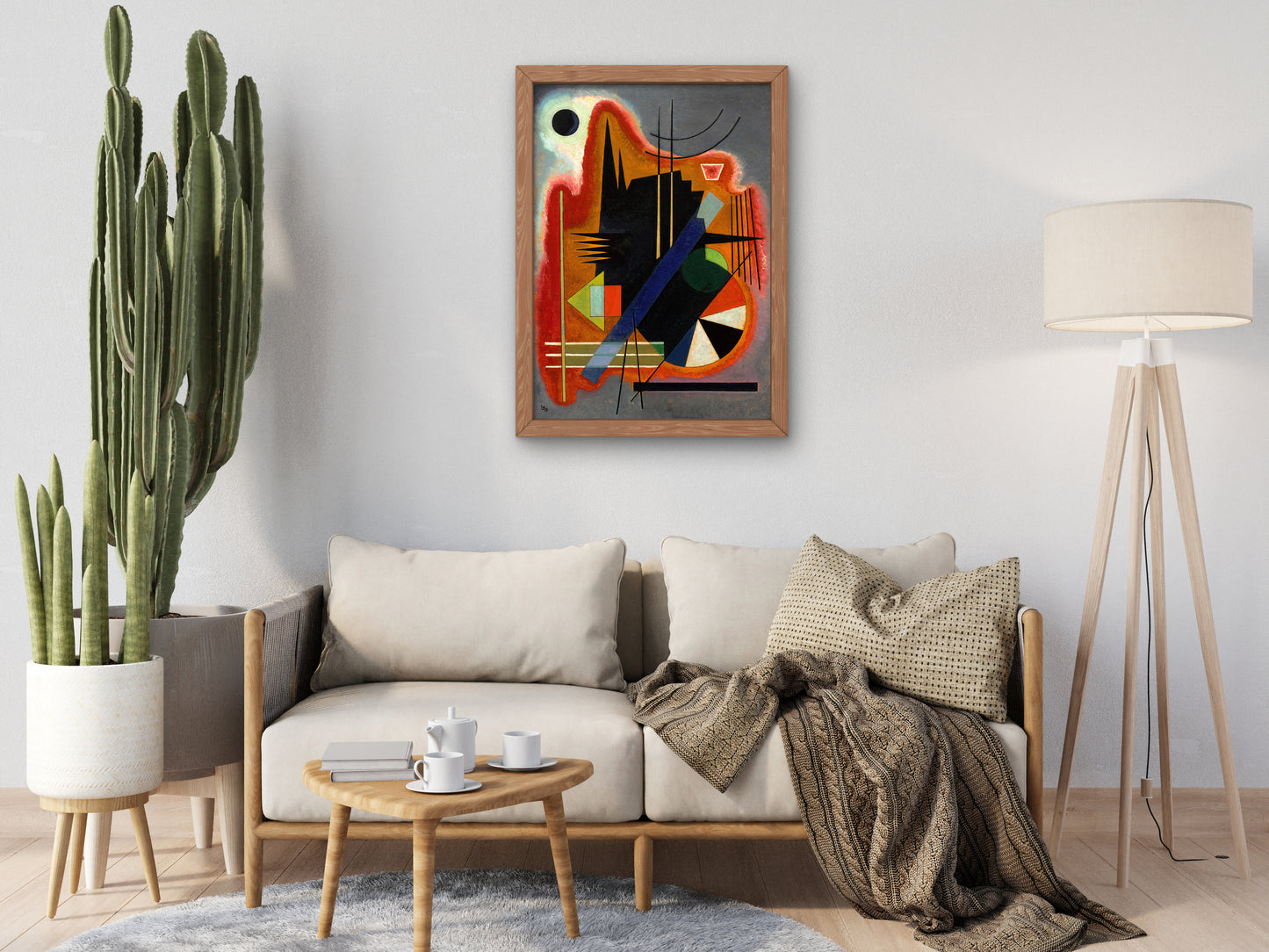 Einige Spitzen by Wassily Kandinsky 1925, Wall Art Print, Fine Art Reproduction, Museum Quality Decor, Poster