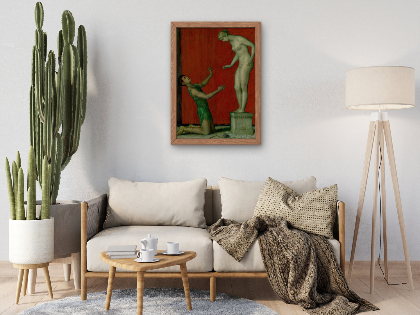 Pygmalion by Franz von Stuck 1926, Wall Art Print, Fine Art Reproduction, Museum Quality Decor, Poster