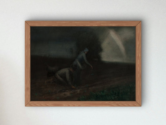 Planting Tobacco by Elliott Daingerfield, Wall Art Print, Fine Art Reproduction, Museum Quality Decor, Poster