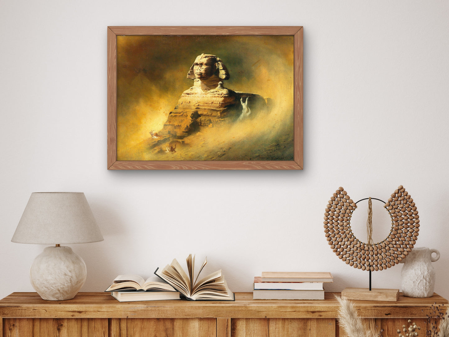 Sphinx by Karl Wilhelm Diefenbach, Wall Art Print, Fine Art Reproduction, Museum Quality Decor, Poster