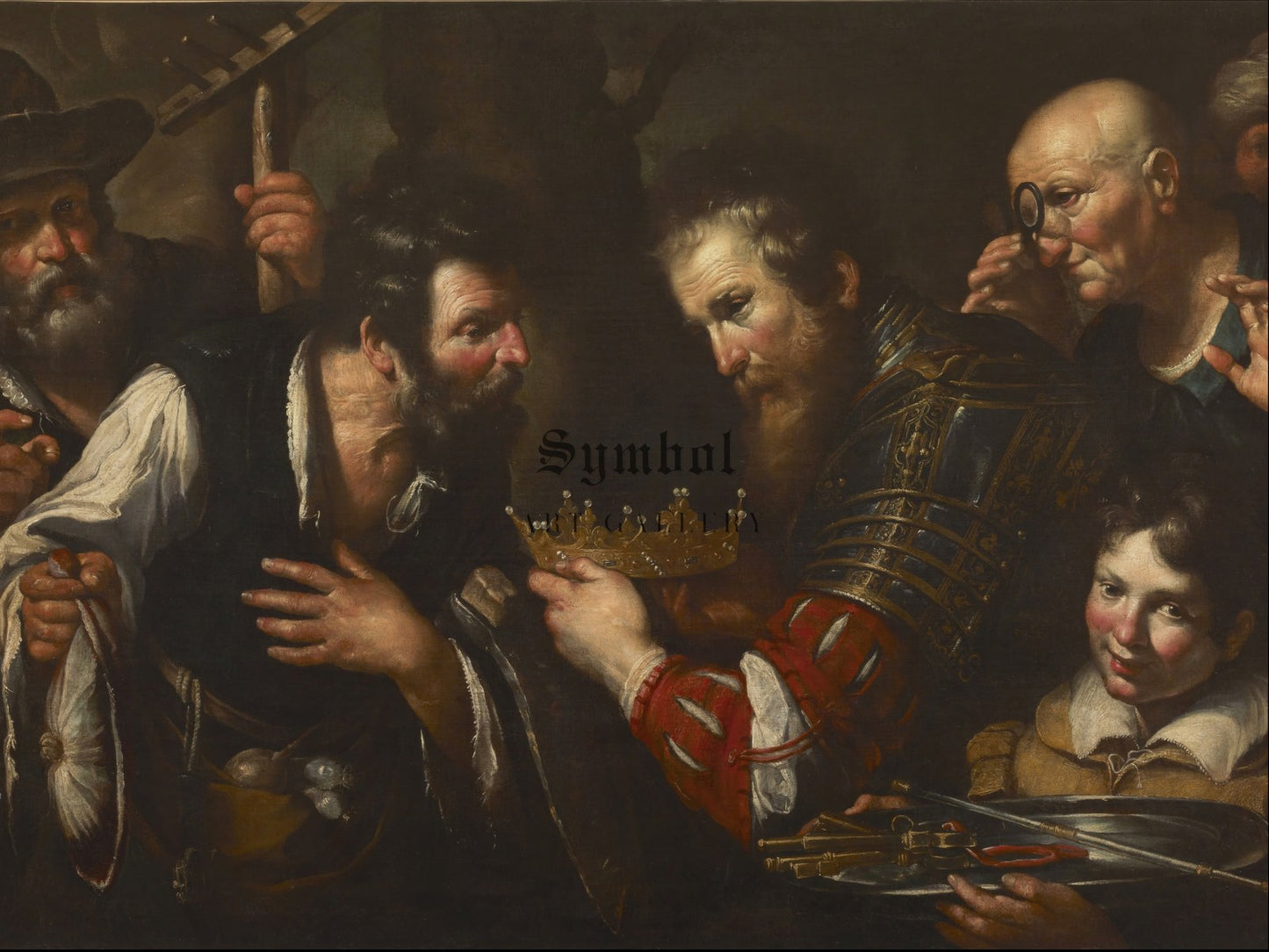 Alexander the Great Restoring the Throne Usurped from Abdolomino by Bernardo Strozzi 1615, Wall Art Print, Fine Art Reproduction