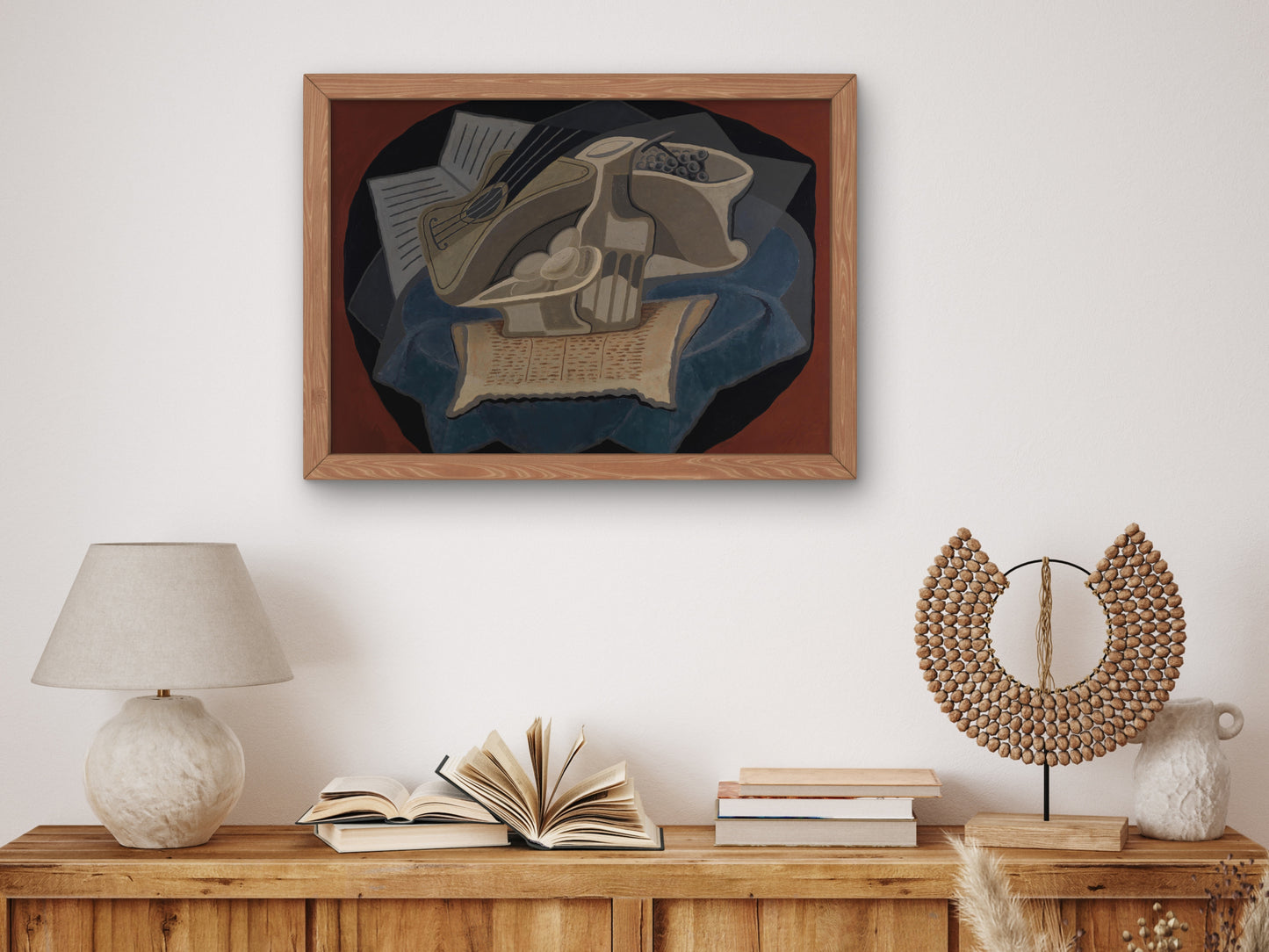 The Blue Carpet by Juan Gris 1925, Wall Art Print, Fine Art Reproduction, Museum Quality Decor, Poster