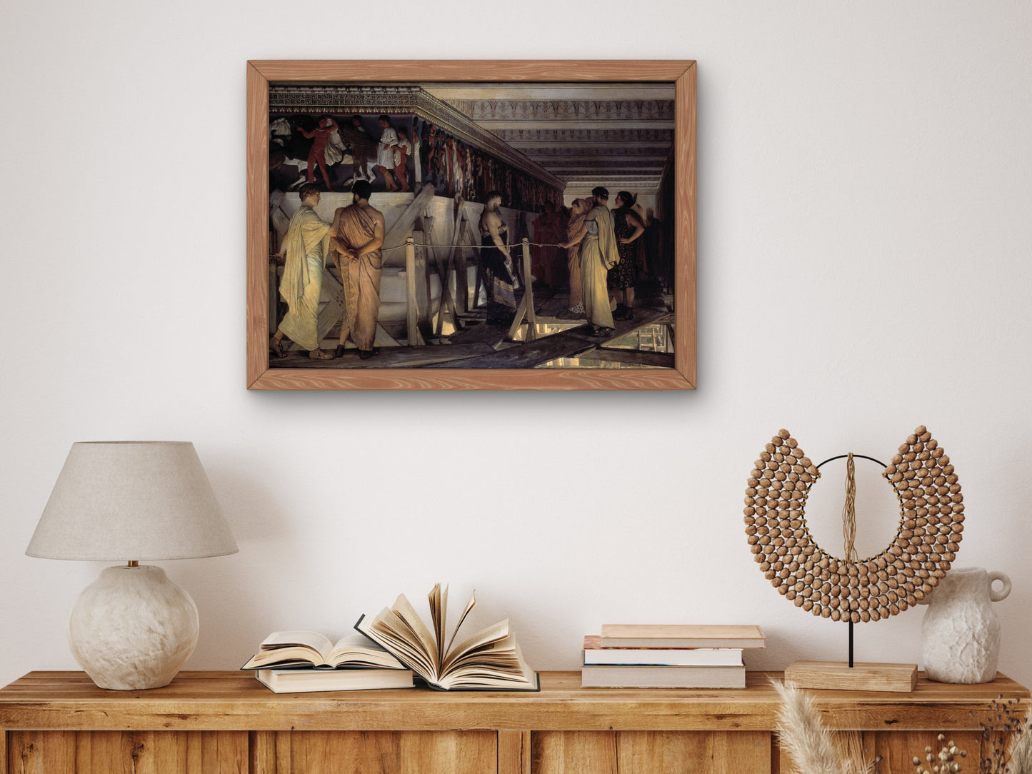 Pheidias and the Frieze of the Parthenon by Lawrence Alma Tadema 1868, Wall Art Print, Fine Art Reproduction, Museum Quality Decor, Poster