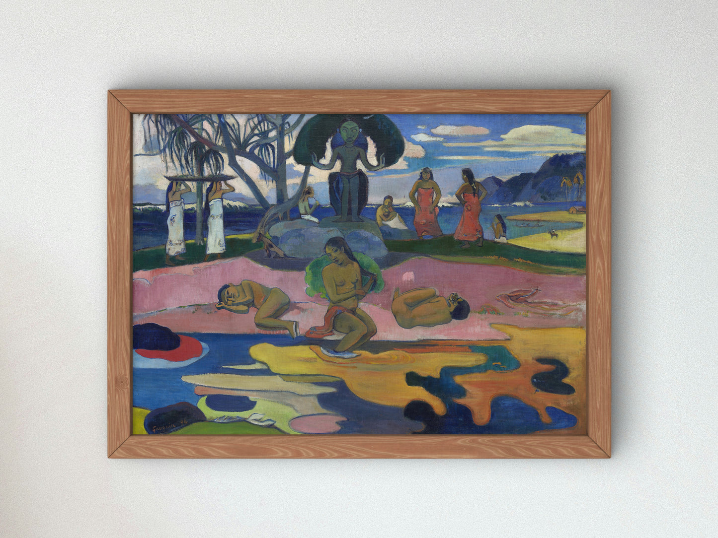 Day of the God by Paul Gauguin 1894, Wall Art Print, Fine Art Reproduction, Museum Quality Decor, Poster