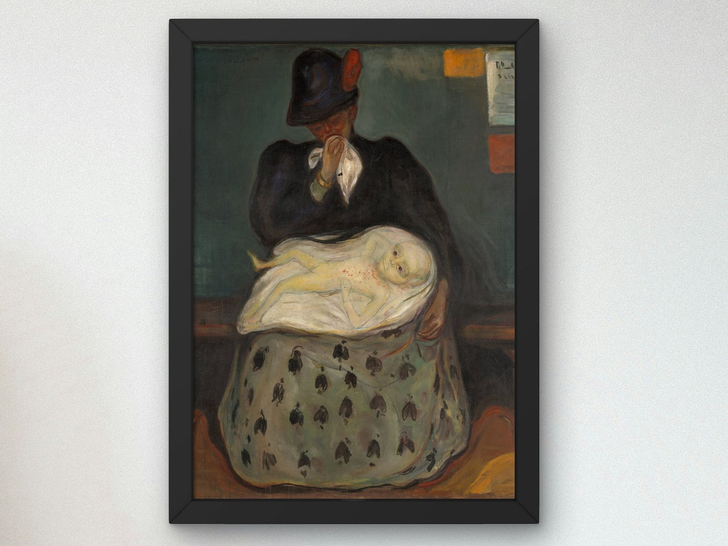Inheritance by Edvard Munch 1897, Wall Art Print, Fine Art Reproduction, Museum Quality Decor, Poster