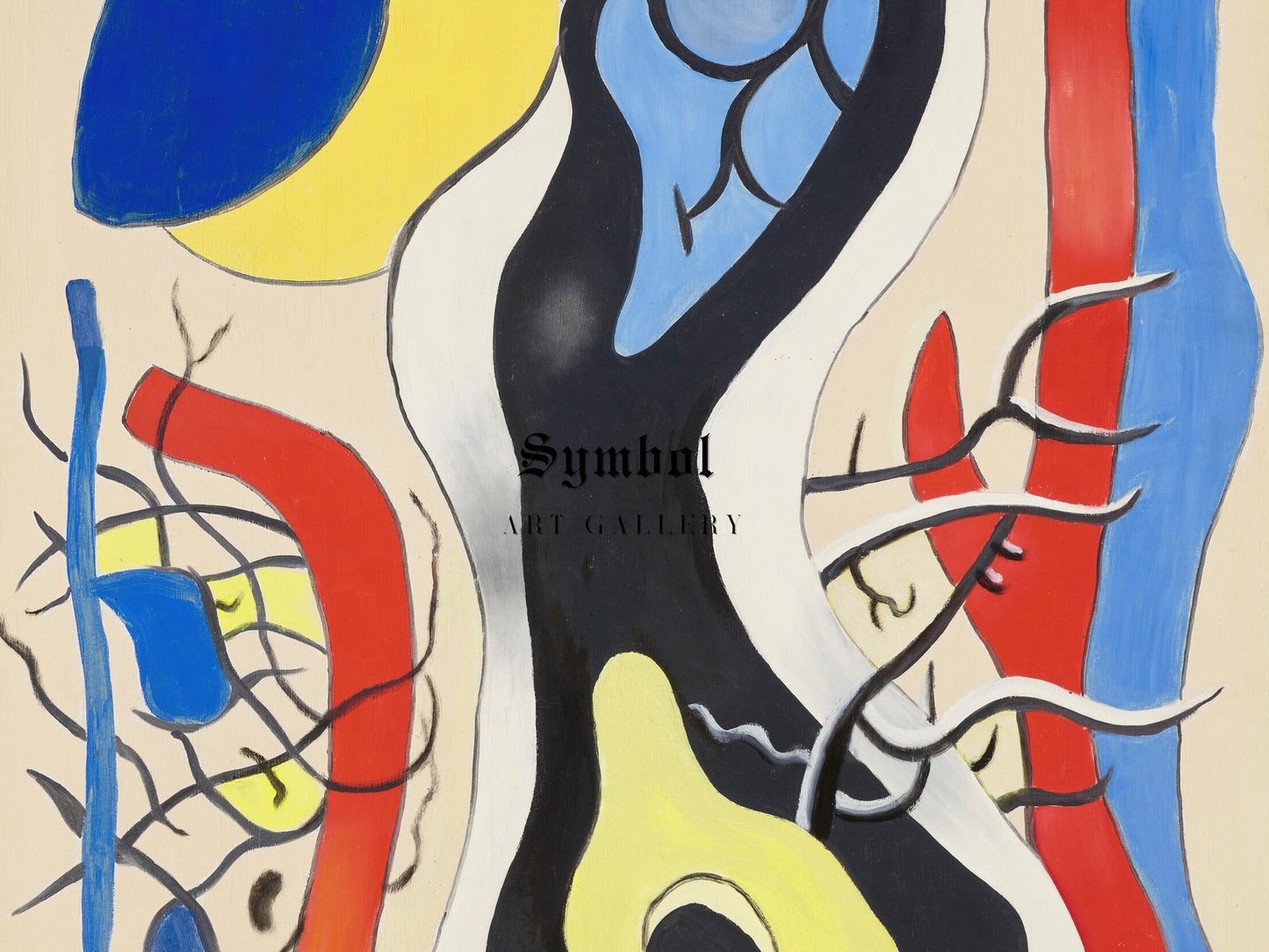 Root by Fernand Léger 1937, Wall Art Print, Fine Art Reproduction, Museum Quality Decor, Poster
