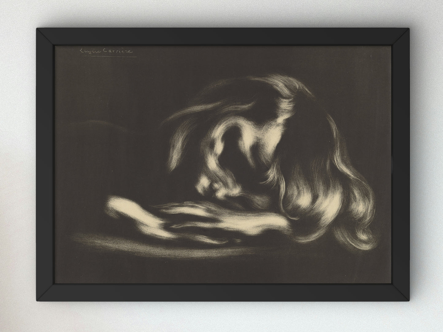 Sleep by Eugène Carrière 1897, Wall Art Print, Fine Art Reproduction, Museum Quality Decor, Poster