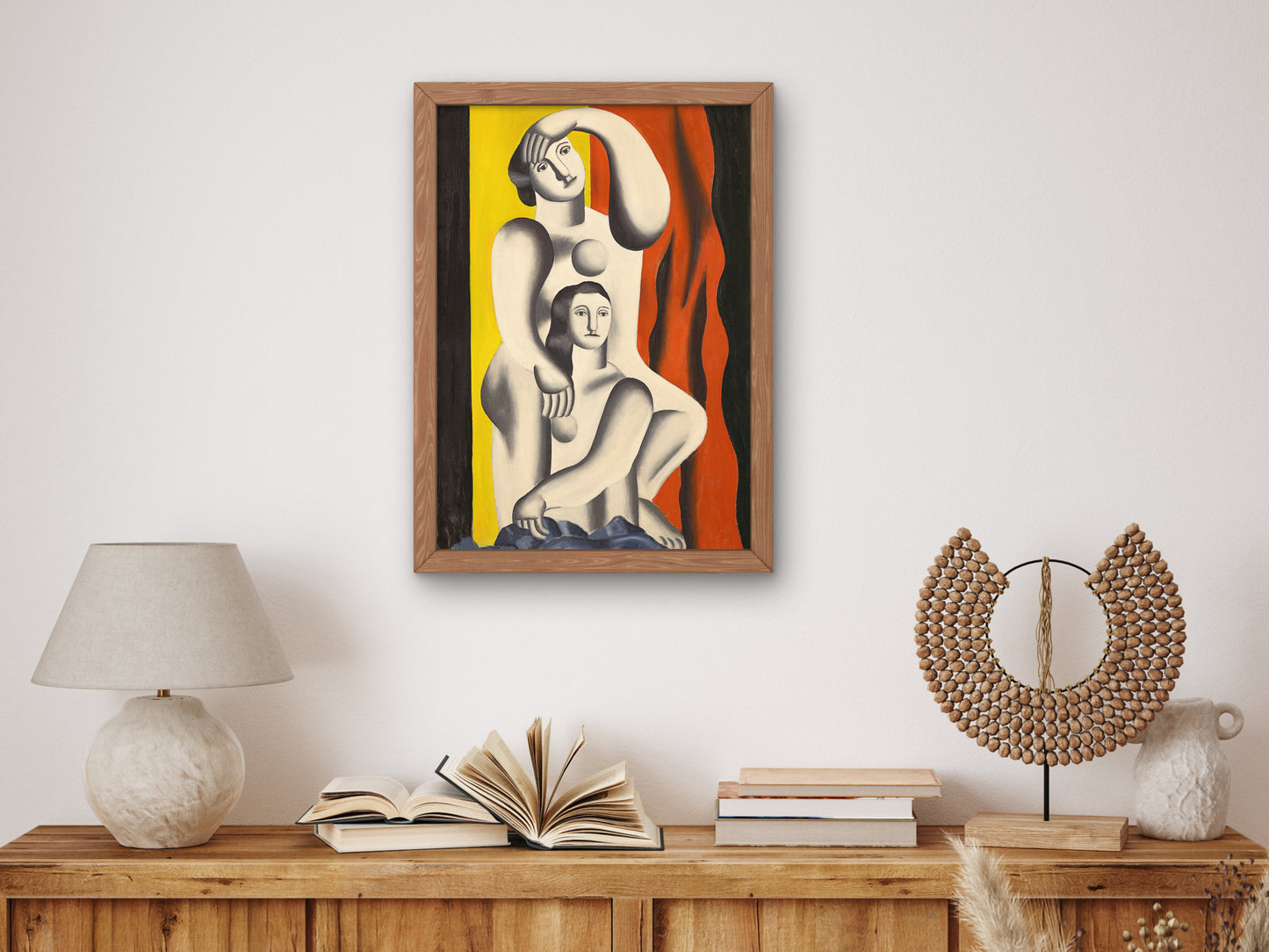 Two Women by Fernand Léger 1929, Wall Art Print, Fine Art Reproduction, Museum Quality Decor, Poster