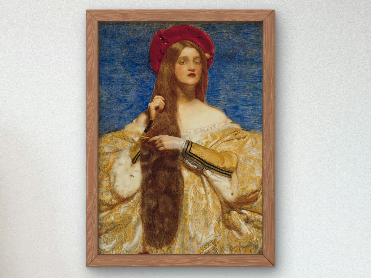 Fiorella by Frank Cadogan Cowper 1917, Wall Art Print, Fine Art Reproduction, Museum Quality Decor, Poster