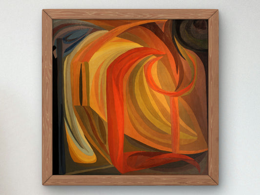 Composition by Otto Freundlich 1911, Wall Art Print, Fine Art Reproduction, Museum Quality Decor, Poster