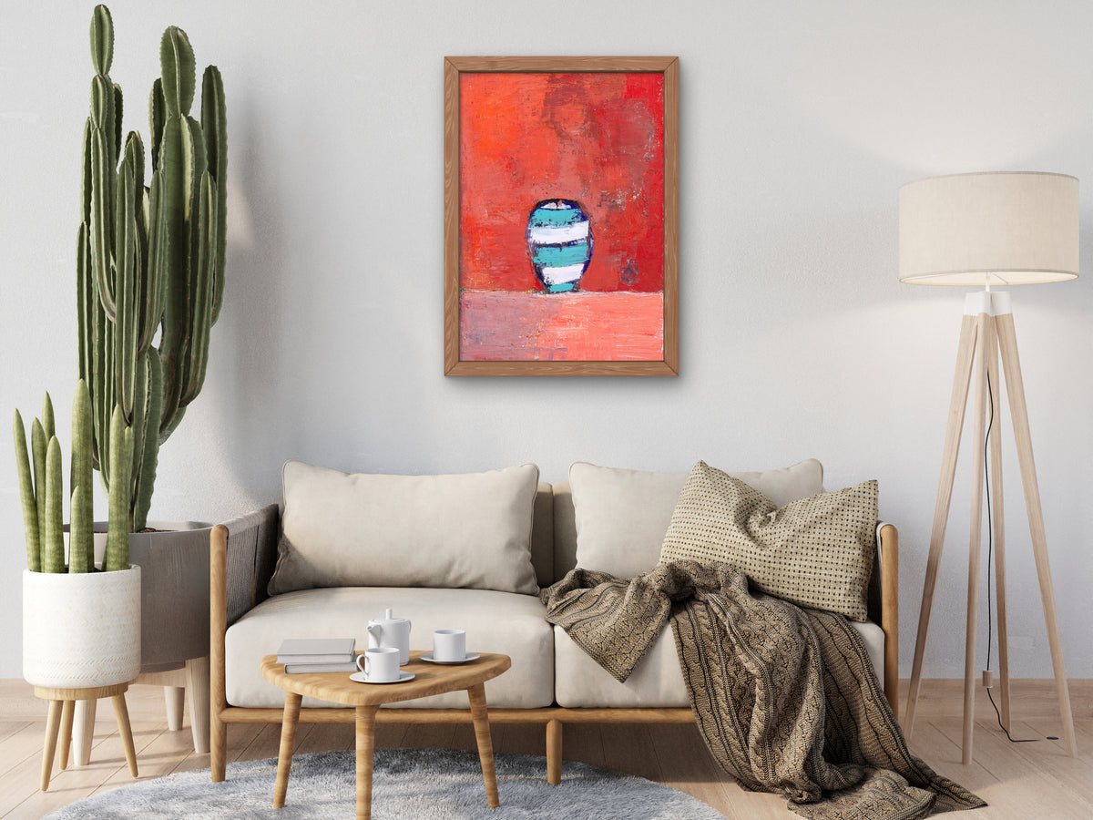 Pot à raies by Nicolas de Staël 1953, Wall Art Print, Fine Art Reproduction, Museum Quality Decor, Poster