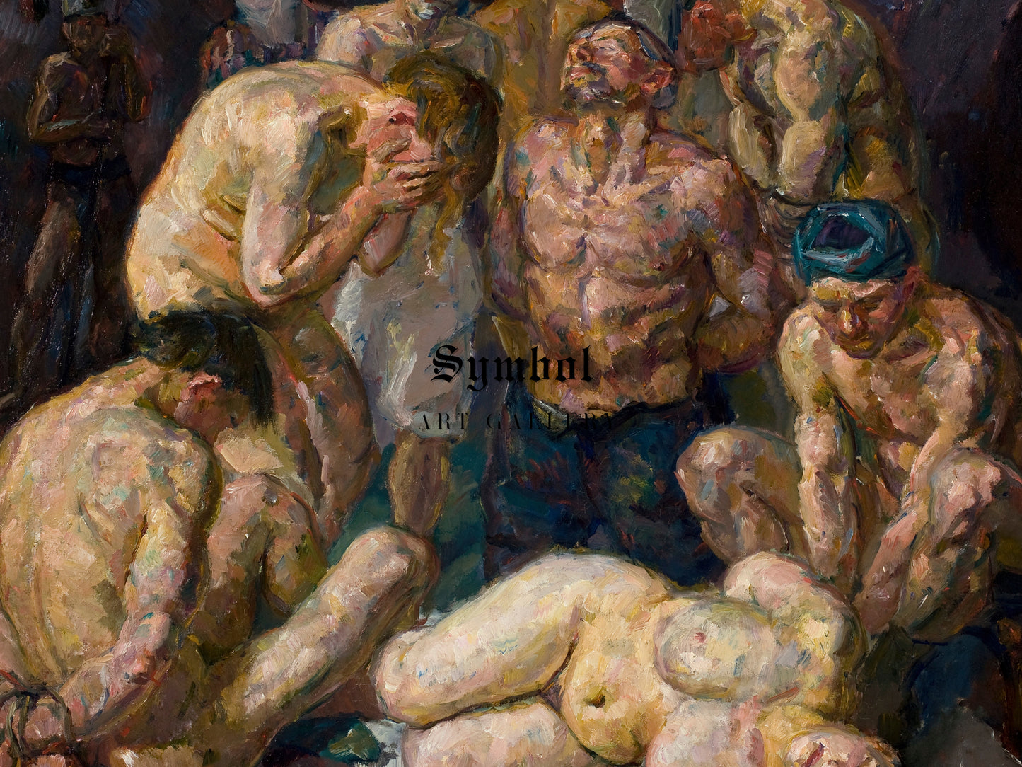 The Prisoners by Max Beckmann 1910, Wall Art Print, Fine Art Reproduction, Museum Quality Decor, Poster
