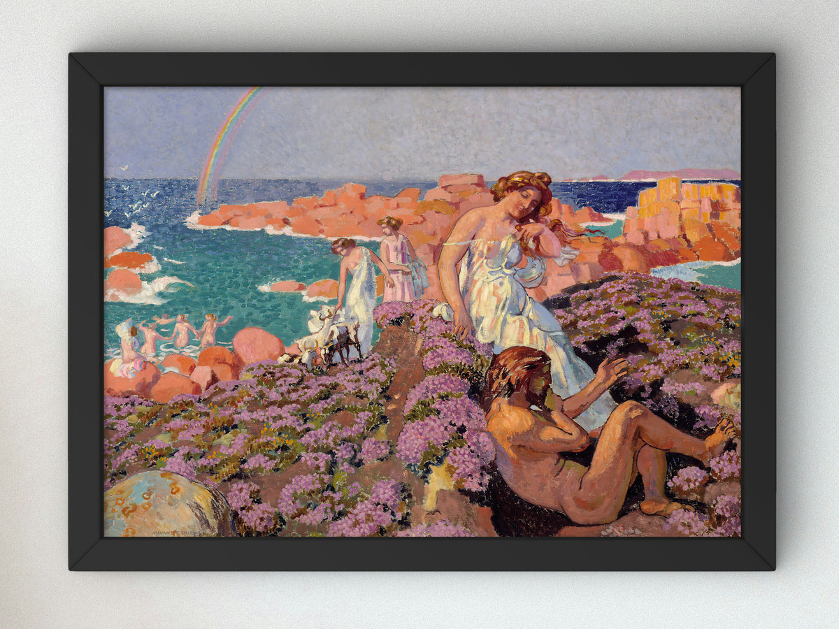 Ulysses with Calypso by Maurice Denis 1905, Wall Art Print, Fine Art Reproduction, Museum Quality Decor, Poster