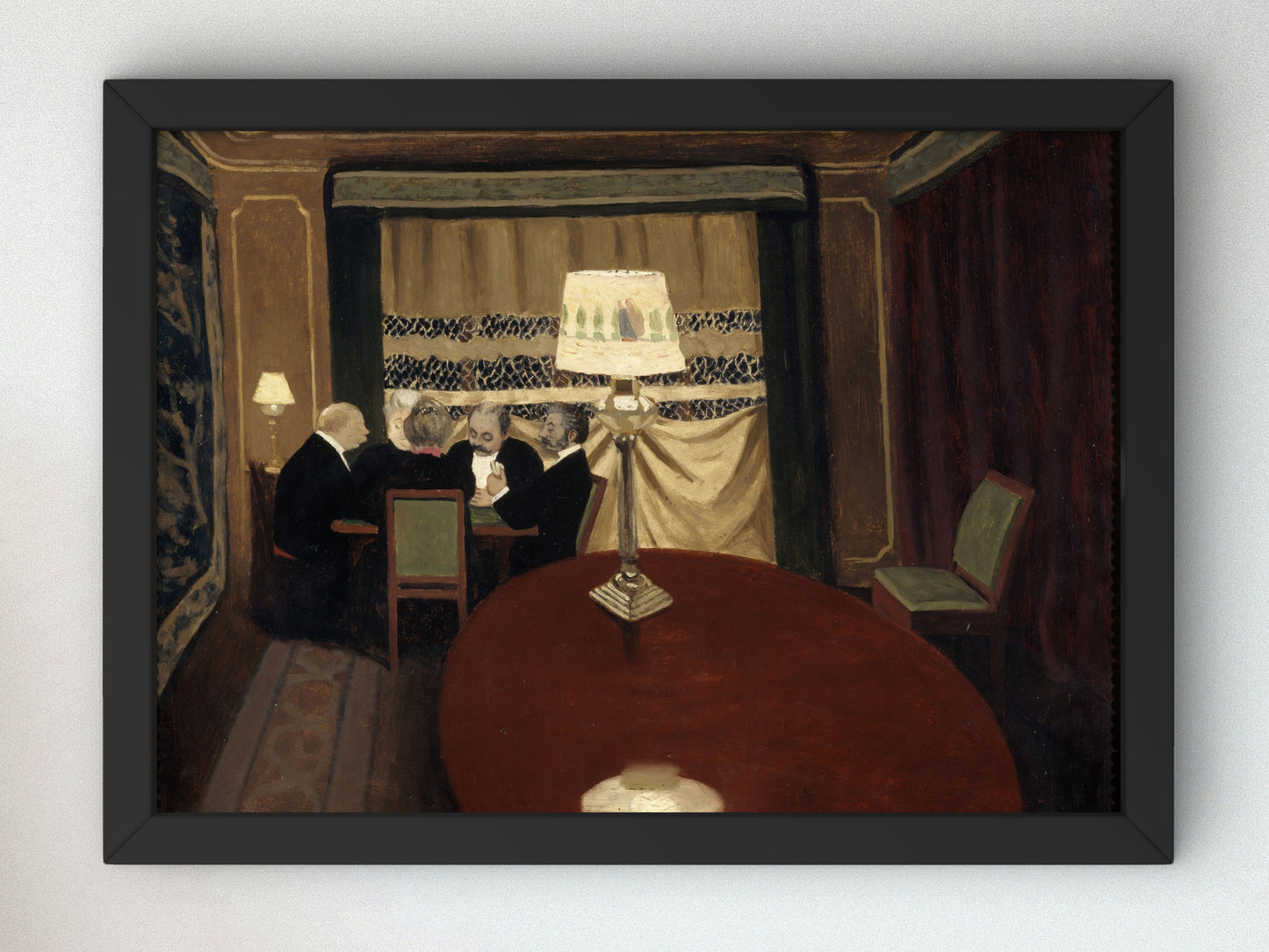 The Poker Game by Félix Vallotton 1902, Wall Art Print, Fine Art Reproduction, Museum Quality Decor, Poster