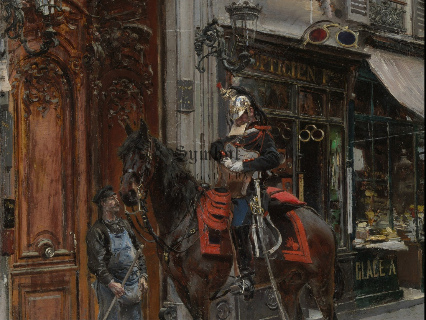 The Dispatch Bearer by Giovanni Boldini 1879, Wall Art Print, Fine Art Reproduction, Museum Quality Decor, Poster