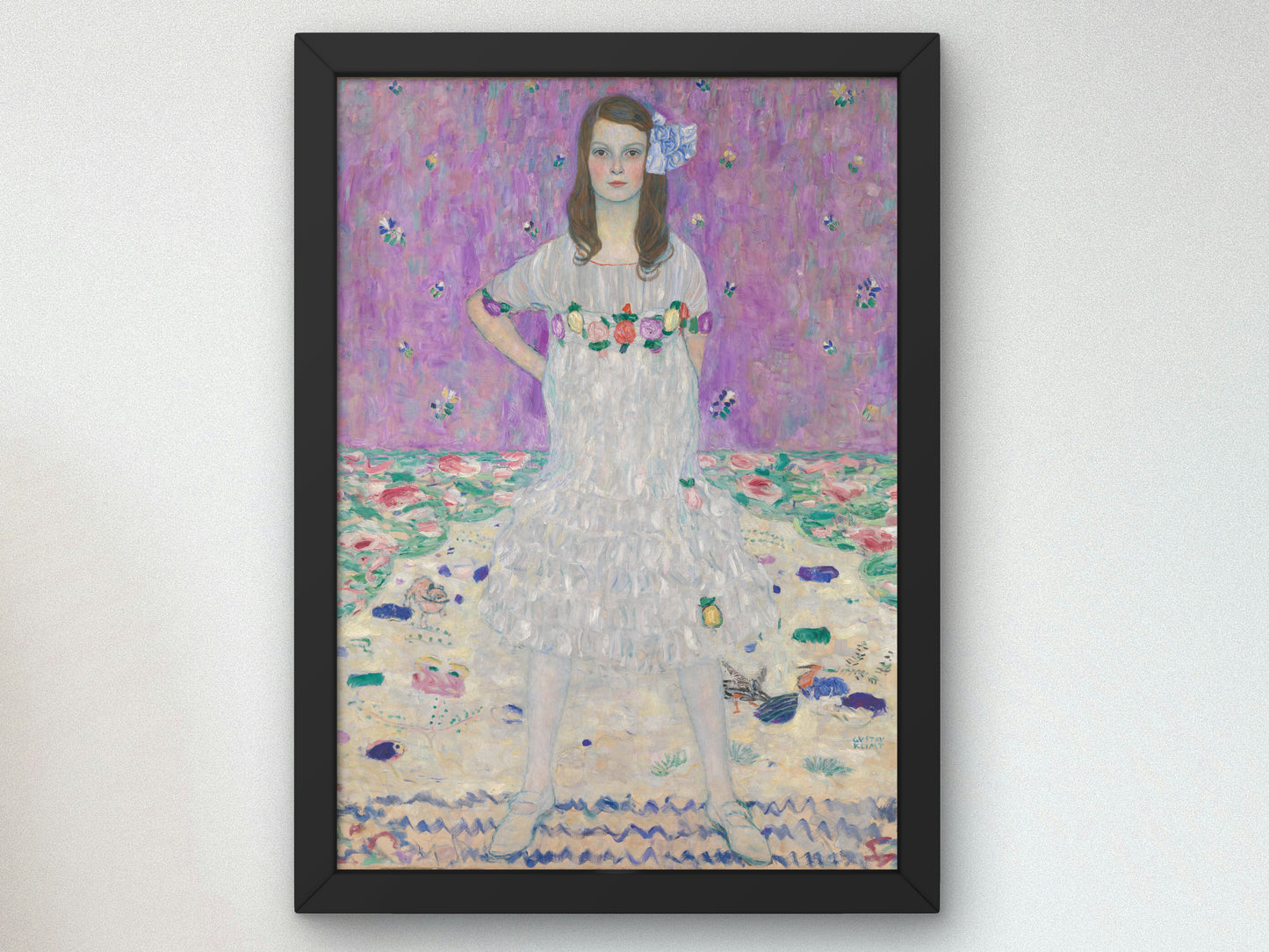 Mäda Primavesi by Gustav Klimt 1912, Wall Art Print, Fine Art Reproduction, Museum Quality Decor, Poster