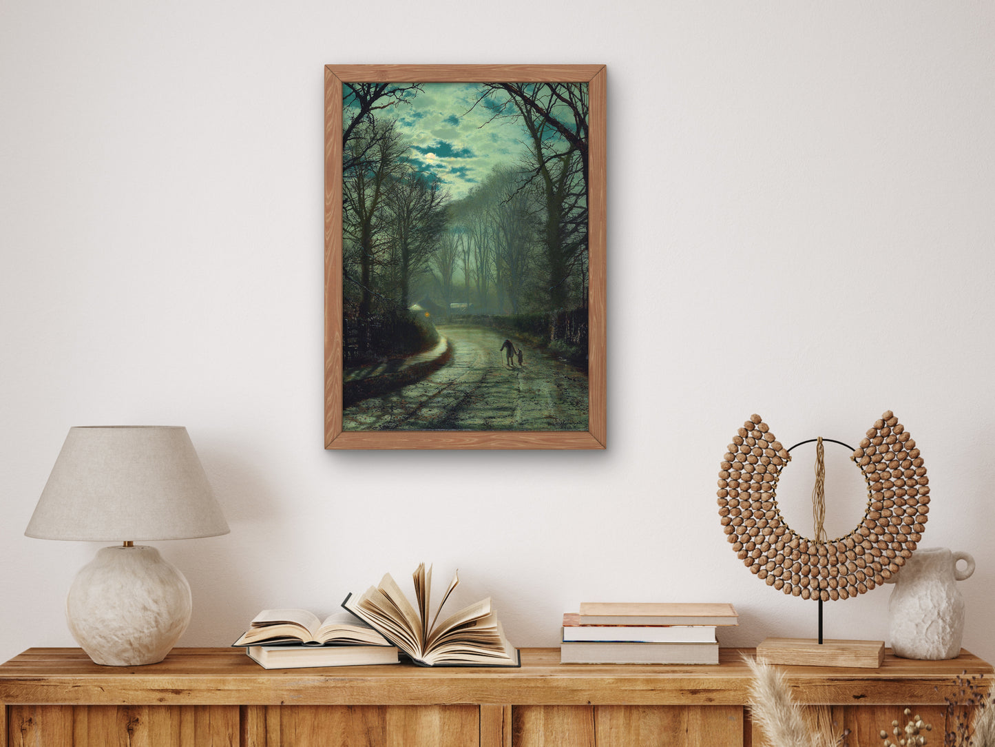 Nearing Home by John Atkinson Grimshaw 1872, Wall Art Print, Fine Art Reproduction, Museum Quality Decor, Poster